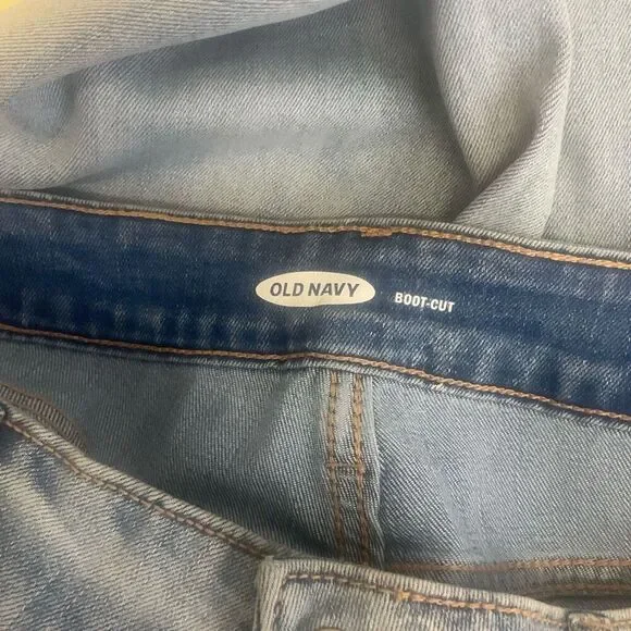 Old Navy Women's Size 10 Classic Bootcut Blue Jeans Stretch - Picture 10 of 12